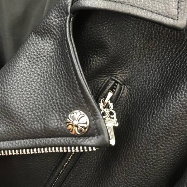 【限定】お洒落に♪クロムハーツ JJ DEANレザー ジャケットCH コピー Kux92371 - 画像 (7)