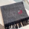 21-22AWロエベ バイカラー スカーフ コピー (ウール&カシミヤ) lou71765 - 画像 (2)