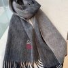 21-22AWロエベ バイカラー スカーフ コピー (ウール&カシミヤ) lou71765 - 画像 (4)