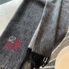 21-22AWロエベ バイカラー スカーフ コピー (ウール&カシミヤ) lou71765 - 画像 (6)
