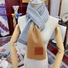 大人気!!新色ロエベ コピー 勾配 チェック スカーフ (カシミヤ) loi37284