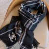稀少 完売必至 シャネル ストール ウール シルク カシミヤ CC 偽物 shc16039 - 画像 (2)