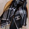 稀少 完売必至 シャネル ストール ウール シルク カシミヤ CC 偽物 shc16039 - 画像 (5)
