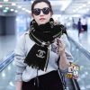 稀少 完売必至 シャネル ストール ウール シルク カシミヤ CC 偽物 shc16039 - 画像 (8)