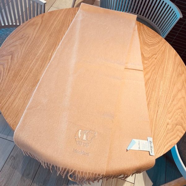 超希少！マックスマーラ マフラー 偽物 ストール アルパカ キャメル maf95541 - 画像 (5)