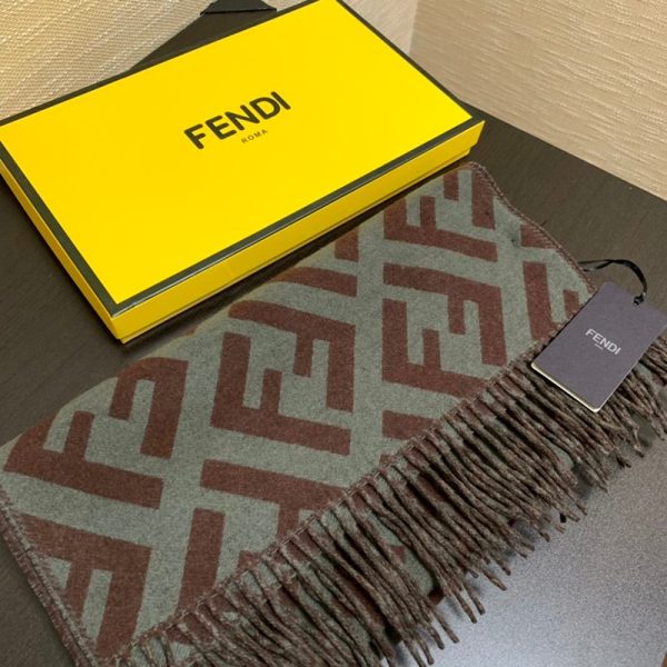 稀少フェンディ マフラー 偽物 スカーフ ウール インターシャ タッセル fep46875 - 画像 (8)