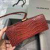 セール新作バレンシアガ 偽物 クロコダイル型押し*HOURGLASS ハンドルバッグ bas05045 - 画像 (4)