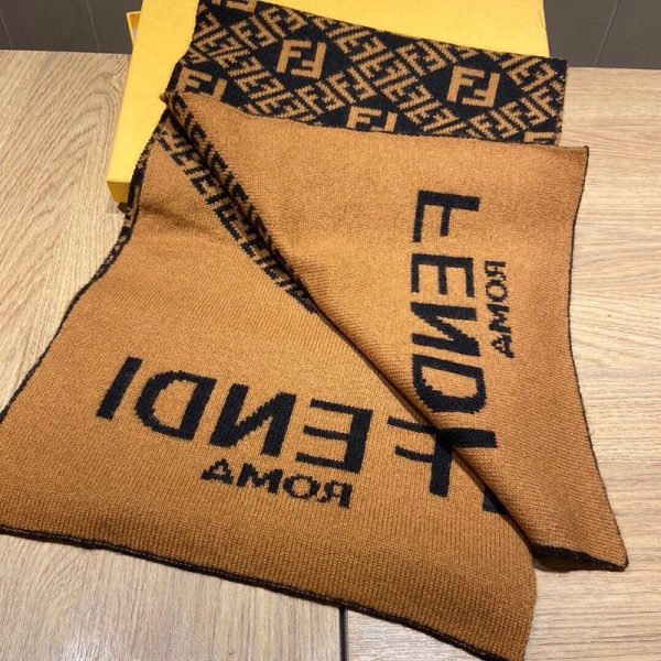 ☆超人気☆フェンディ マフラー 偽物 スカーフ ウール インターシャ タッセル fem76646 - 画像 (5)