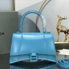21AW新作バレンシアガ アワーグラス トップ 偽物 ハンドル バッグ bag15236 - 画像 (2)