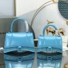 21AW新作バレンシアガ アワーグラス トップ 偽物 ハンドル バッグ bag15236 - 画像 (10)