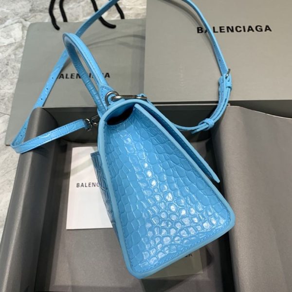 累積売上総額第１位！バレンシアガ クロコダイル型押し*HOURGLASS 偽物 ハンドルバッグ ban33405 - 画像 (3)