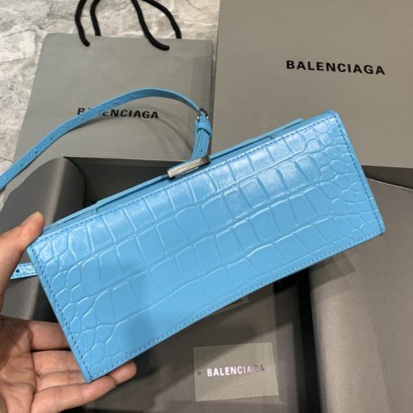 累積売上総額第１位！バレンシアガ クロコダイル型押し*HOURGLASS 偽物 ハンドルバッグ ban33405 - 画像 (4)