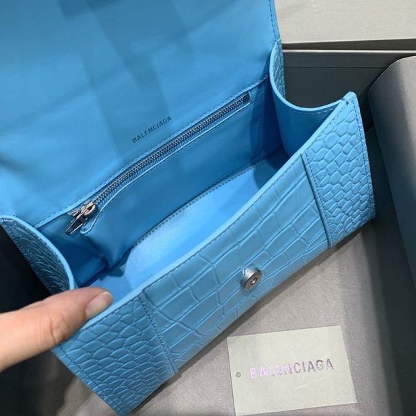 累積売上総額第１位！バレンシアガ クロコダイル型押し*HOURGLASS 偽物 ハンドルバッグ ban33405 - 画像 (7)