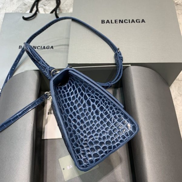 最安値挑戦バレンシアガ クロコダイル型押し*HOURGLASS 偽物 ハンドルバッグ bao32951 - 画像 (3)