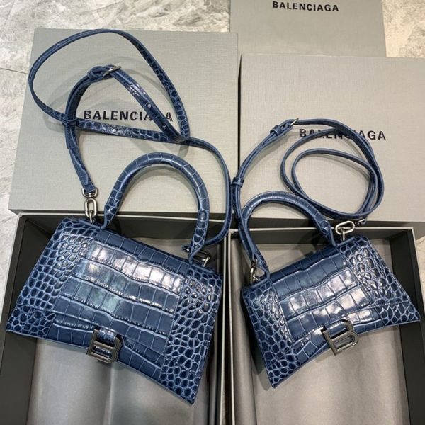 最安値挑戦バレンシアガ クロコダイル型押し*HOURGLASS 偽物 ハンドルバッグ bao32951 - 画像 (9)