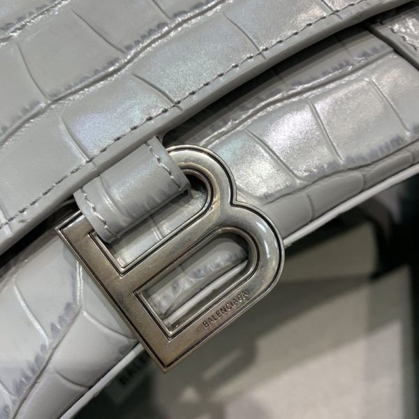 最安値挑戦バレンシアガ クロコダイル型押し*HOURGLASS コピー ハンドルバッグ bah52828 - 画像 (5)