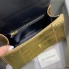 送料込バレンシアガ 偽物 クロコダイル型押し*HOURGLASS ハンドルバッグ S ban64547 - 画像 (7)