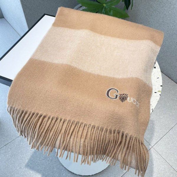 ★日本!!人気！グッチ グラフィックカシミヤスカーフ偽物 gug00965 - 画像 (4)