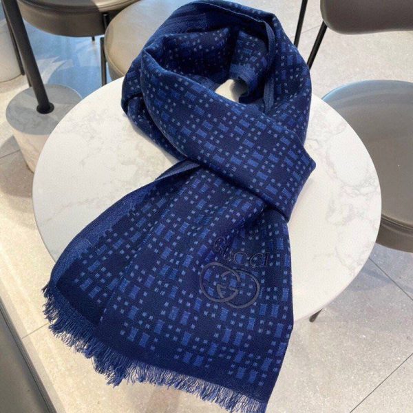 21-22AW グッチ グラフィックカシミヤスカーフ スーパーコピー gug75551 - 画像 (6)