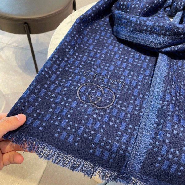 21-22AW グッチ グラフィックカシミヤスカーフ スーパーコピー gug75551 - 画像 (7)