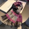 目を惹くカラー グッチ 男女OK!GGマーク ストライプ スーパーコピー ウールマフラー guc32886