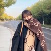 定番 グッチ GGジャカード ウール　スカーフ guf35408 - 画像 (2)