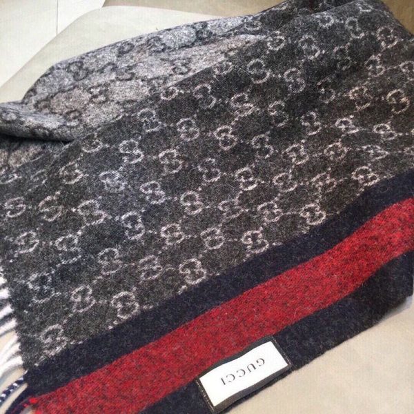 人気急上昇 グッチ GGジャカード 偽物 ウール スカーフ gue84221 - 画像 (6)