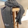 ★日本!!人気！グッチ 千鳥柄 カシミヤスカーフ guw27909 - 画像 (7)