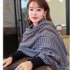 ★日本!!人気！グッチ 千鳥柄 カシミヤスカーフ guw27909 - 画像 (9)