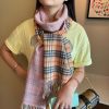 可愛いバーバリー 偽物 リバーシブル チェック カシミアスカーフ Baz43813 - 画像 (2)