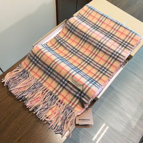 可愛いバーバリー 偽物 リバーシブル チェック カシミアスカーフ Baz43813 - 画像 (3)