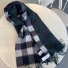 稀少バーバリー ジャカード 偽物 クラシック カシミヤ チェック マフラー Baa53740 - 画像 (4)