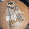 21AW新作バーバリー クラシック カシミヤ チェック マフラー 偽物 Baf59708 - 画像 (6)