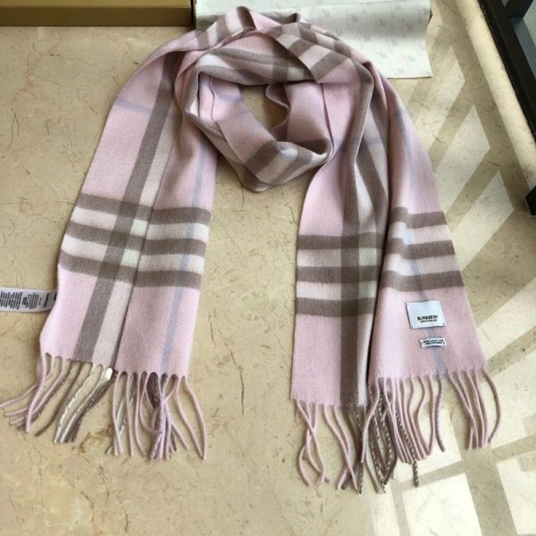 希少色バーバリー クラシック カシミヤ チェック マフラー コピー Bas25144 - 画像 (4)