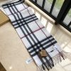 【日本未発売】バーバリー 偽物 クラシック カシミヤ チェック マフラー Baz83709 - 画像 (3)