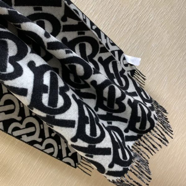 春もの新作バーバリー モノグラム カシミアショール 偽物 Bah68776 - 画像 (6)