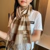 【日本未発売】バーバリー コピー クラシック カシミヤ チェック マフラー Bad06108 - 画像 (2)