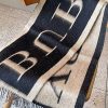 超話題!バーバリー コピー リバーシブル ロゴジャカード カシミアスカーフ Bax90250 - 画像 (2)