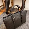 稀少ボッテガヴェネタ クラシックイントレチャート 偽物 ブリーフケース boe22483 - 画像 (4)