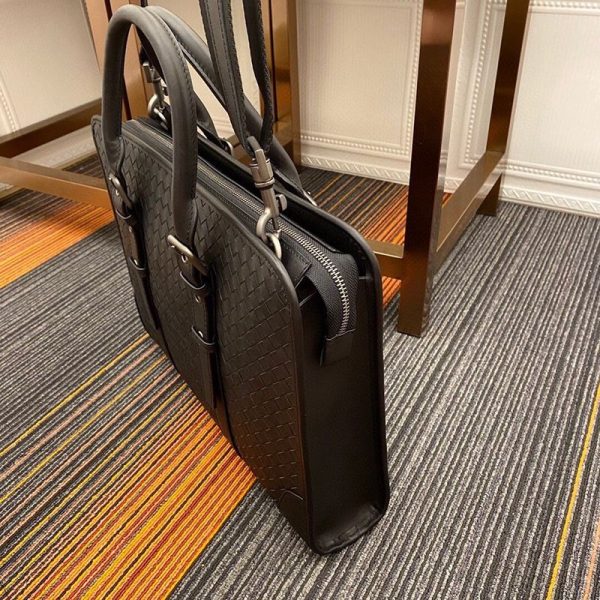 稀少ボッテガヴェネタ クラシックイントレチャート 偽物 ブリーフケース boe22483 - 画像 (6)
