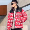 世界中で大人気♪​ヌプシ 偽物 シュプリーム ノースフェイス ダウン レザーダウンジャケット 2色 Sho87130 - 画像 (5)