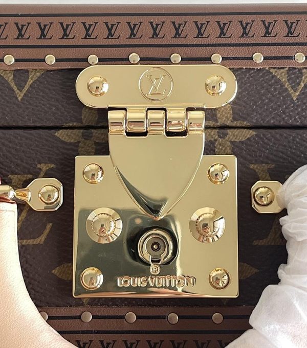 21-22AWルイヴィトン VALISETTE TRESOR ハンドバッグ コピー ハードケース M45673 - 画像 (7)
