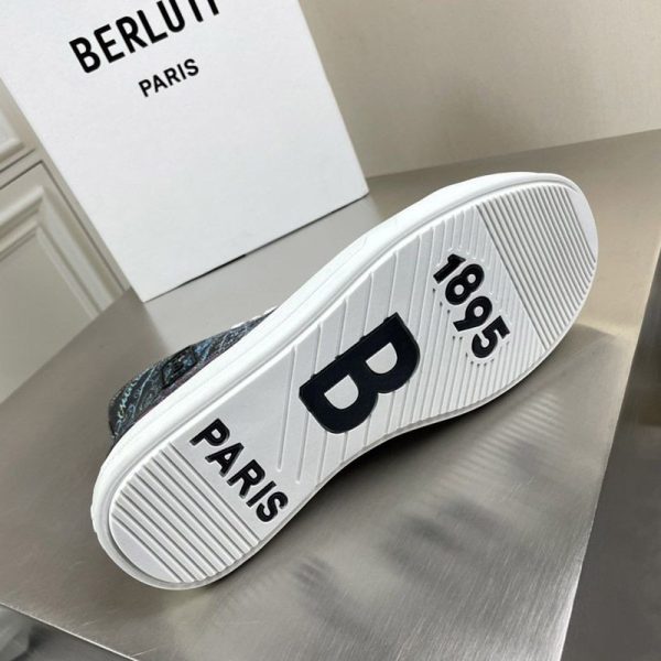 定番ベルルッティ スニーカー コピー 超人気◆ベルルッティ◆ScrittoCanvas ハイカット beb76591 - 画像 (9)