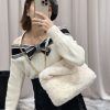 セール新作サンローラン ショルダーバッグ コピー ルル パファー スモール メリノシャーリング Sai88096 - 画像 (2)