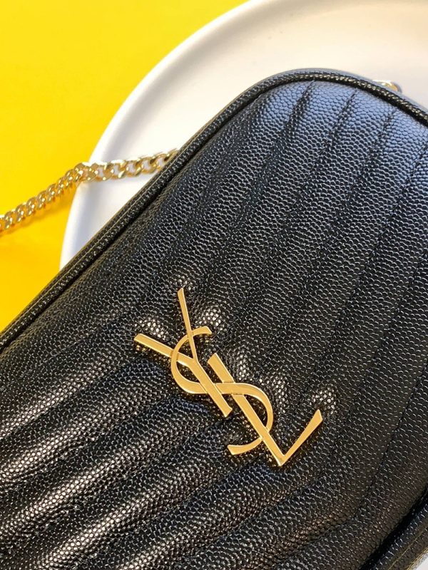 稀少サンローラン ショルダーバッグ コピー ルー ミニ バッグ キルティング グレイン レザー 6125791GF021000 - 画像 (3)