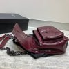 21AW新作サンローラン ショルダーバッグ 偽物 ニキ ミディアム クリンクルヴィンテージレザー 2モデル 6331580EN04100 - 画像 (6)