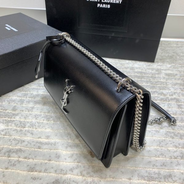 セール新作サンローラン ショルダーバッグ コピー サンセット ミディアム バッグ クロコ エンボス 442906DND0J3144 - 画像 (4)