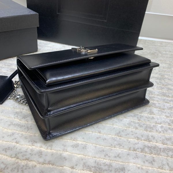 セール新作サンローラン ショルダーバッグ コピー サンセット ミディアム バッグ クロコ エンボス 442906DND0J3144 - 画像 (9)