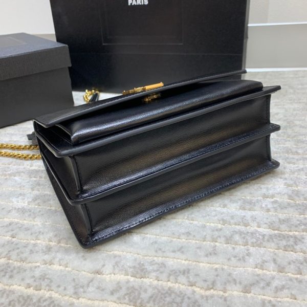 完売必至サンローラン ショルダーバッグ コピー サンセット ミディアム バッグ クロコ エンボス Sad89351 - 画像 (9)