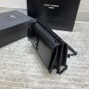 21AW新作サンローラン ショルダーバッグ コピー サンセット ミディアム バッグ クロコ エンボス 442906DND0J9207 - 画像 (4)